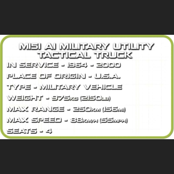 M151 A1 Mutt 91 Kl.HC WWII